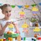 12-Pack Easter Craft Kit for Kids – DIY Foam Chick Stickers for Preschool Art & Decorations